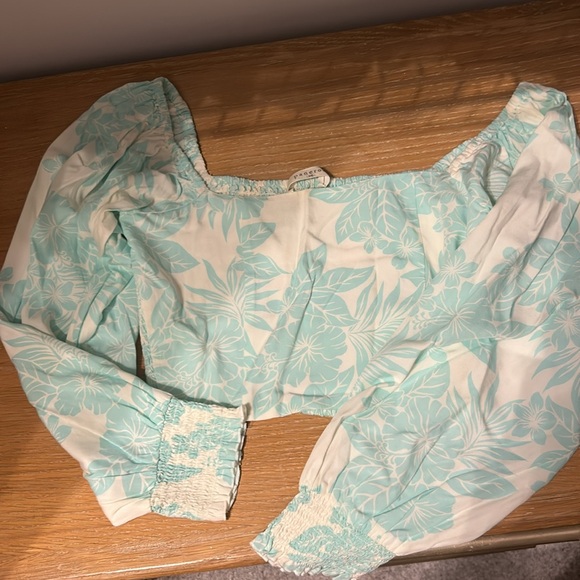 PANEROS Floral Midi Skirt Set NWOT sz XS Aloha print - Picture 11 of 12